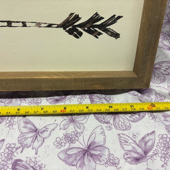 Rustic Brown and Black Arrow Wall Decor - Picture 2 of 4